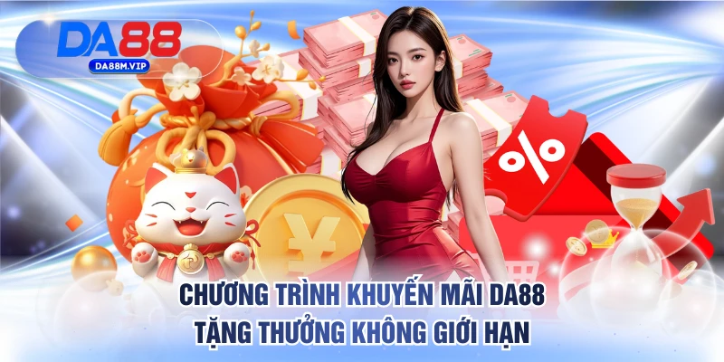 Chương Trình Khuyến Mãi DA88 Tặng Thưởng Không Giới Hạn