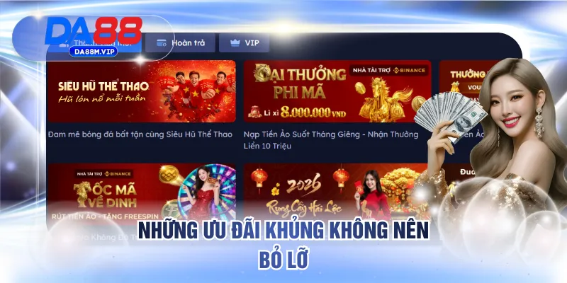Những ưu đãi khủng không nên bỏ lỡ