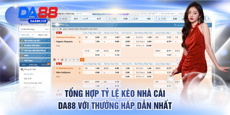 Tỷ lệ kèo nhà cái DA88